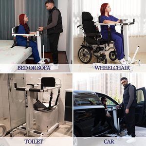 Sillón Reclinable Eléctrico Plegable y Ajustable con Función de Elevación y Asistencia para Levantarse, para Personas Mayores, Uso Médico Doméstico y Transferencia en Coche - Product Image 4