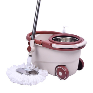 Home Cleaning <strong>Turbo</strong> <strong>Mops</strong> Easy Wring Magic Reusable Floor <strong>Mop</strong> Compatible with 360 Spinning Rotation Microfibre <strong>Mop</strong> and Bucket Set - Product Image 1