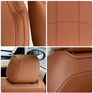 Fundas de Asiento de Coche de Cuero Ecológico Hechas a Medida para 5 Plazas, Juego Completo de Lujo y Duraderas para <span class=keywords><strong>Prado</strong></span> para X6 OEM/ODM - Product Image 5