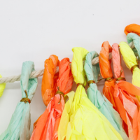 Lot de 12 pièces de rubans et pompons en papier pour décorations de fête d'Halloween, du Nouvel An, de remise de diplôme, d'anniversaire et de mariage