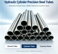 Tube en acier de précision sans soudure, taille personnalisée, pour cylindre hydraulique, pour machines d'ingénierie, Xinpeng Precision