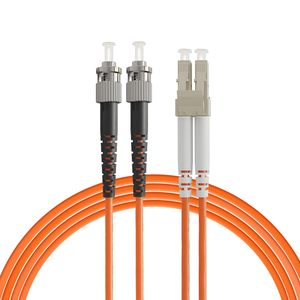 <span class=keywords><strong>สาย</strong></span>แพทช์ไฟเบอร์ OEM ODM ยาว 1 เมตร LC to ST 1 ม. 328 ฟุต มัลติโหมด ดูเพล็กซ์ 50/125um OM2 <span class=keywords><strong>สาย</strong></span>จัมเปอร์ไฟเบอร์ LCUPC-STUPC สีส้ม - Product Image 1