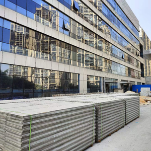 Vách ngăn Bảng điều khiển Ốp EPS sợi xi măng bảng bánh sandwich cho tòa nhà văn phòng - Product Image 1