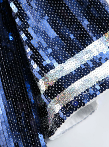 Women's <strong>Plus</strong> <strong>Size</strong> <strong>Sequin</strong> <strong>Tops</strong> Casual Cowboy Football Game Day Shirts with Leopard Pattern Knitted Fabric Jersey - Product Image 6