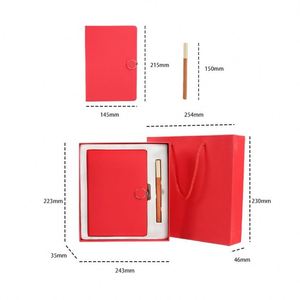 High Quality Custom Logo A5 Hardcover Leather Planner <b>Diary</b> <b>Notebook</b> With Pen Gift Set USB Flash Drive - Product Image 6