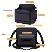 Sac de rangement pliable en cuir pour siège de voiture, organisateur de voiture lavable à grande capacité, accessoires universels pour voiture