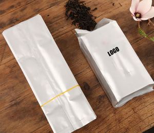 Bolsa de Papel de Aluminio Cuadrada de Alta Calidad Personalizada, para Envasado de Té, de Aluminio Puro, para Té Negro, Verde y Blanco - Product Image 4