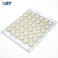 Circuit imprimé électronique haute fréquence, conception personnalisée, fabrication directe en usine, PCB rond en aluminium, PCBA