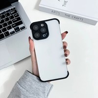 Protection d'angle en TPU souple sans bordure, ultra-fine, sensation de téléphone nu, avec anneau, pour iPhone 13-17 Pro Max