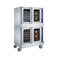 Nouveau four à convection de style européen aux normes américaines avec certification ETL et CSA et roulettes pour la cuisson commerciale en cuisine occidentale