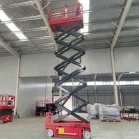 Plateforme élévatrice à ciseaux électrique Boomstar certifiée CE ISO, 15 m, capacité 1000 kg, monte-charge de construction, garantie 1 an, cœur PLC