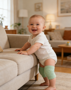 Protège-genoux et coudes antidérapants en polyester pour enfants, manches de protection pour bébés ramper en été, vente en gros - Product Image 4