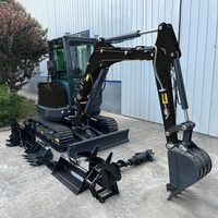 ENVÍO GRATUITO Miniexcavadoras EPA de 1.5 Toneladas, Minibagger Agrícola, Nueva Excavadora de Orugas, Miniexcavadoras de 1 y 2 Toneladas