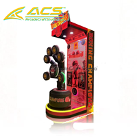 Machine de jeu d'arcade de boxe à monnayeur ACS Source Factory, testeur de force de frappe pour centre de divertissement
