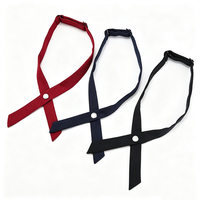 Cravates personnalisées pour femmes, rose, noir, rouge, nœud papillon, sélection de couleurs riches, cravates sur mesure pour uniforme