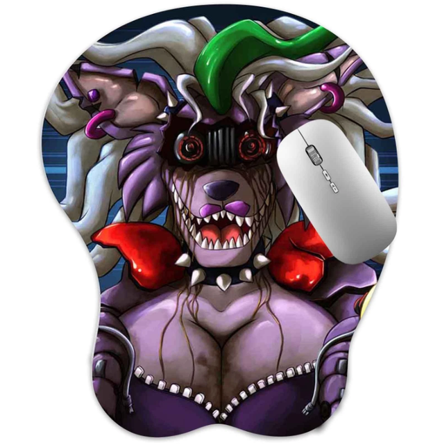 Custom Printed 3D Ergonomic Mouse Pad with Wrist Support Non-Slip Gaming Mouse Mat Men's