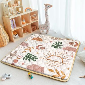 <span class=keywords><strong>Coussin</strong></span> rampant lavable en machine pour le sol 50x50 Tapis de parc avec tapis d'activité doux au toucher Tapis de jeu pour bébé avec fond antidérapant - Product Image 6