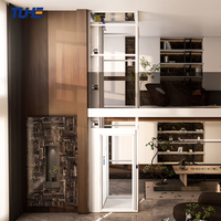 Ascenseur domestique duplex pour 2 étages, mini-ascenseur adapté aux appartements en mezzanine