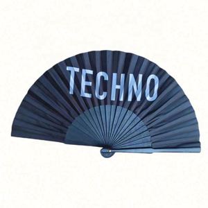 Abanico Plegable Español de 23 cm, Abanico de Mano Plegable de Madera de Bambú Pintado con Diseño Floral para Mujer, Recuerdo y Decoración - Product Image 2