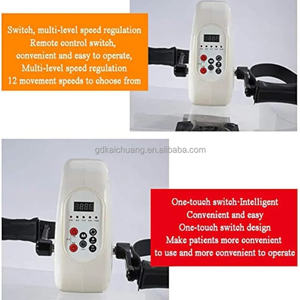 Vélo de rééducation électrique <span class=keywords><strong>d</strong></span>'intérieur, mini-vélo de fitness à pédales pour exercices des jambes, simulateur de cyclisme à domicile - Product Image 5