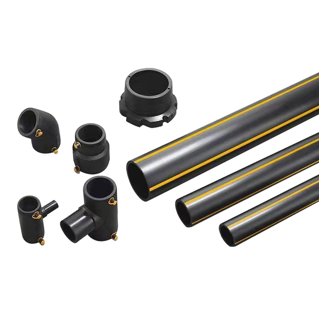 3mm Underground Natural Gas Pipe , 1.0Mpa 1.6Mpa Large Diameter Polyethylene Pipe