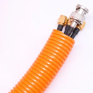 Flexible Car Wire Conduit Cover Blue Polyethylene Opened PA Corrugated Pipe
