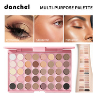 Kit de maquillage complet Danchel pour débutantes, rouge à lèvres, anticernes, crayon à sourcils, palette de fards à paupières, ensemble complet de cosmétiques pour le visage
