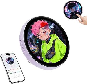 Daily Accessory Wearable Badge 1.85inch HD Screen AI Smart <b>Pin</b> Bluetooth File Upload Long Battery OEM Custom <b>Backpack</b> Pendant - Product Image 1