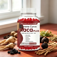 Fabricant Maca Plus Gummy pour l'augmentation et le raffermissement des fesses, des cuisses et des hanches, favorisant des courbes BBL, bonbons gélifiés