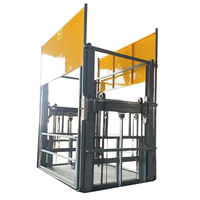 Plateforme de levage verticale hydraulique de haute qualité et sûre, 220V, 500 kg, élévateur de marchandises avec table de 1500x1500 mm, télécommande électrique