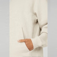 Ensemble de survêtements personnalisés OEVE de haute qualité avec poches, sweat à capuche ample à manches longues et pantalon de jogging