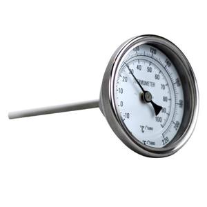Dual Bi Metal Dial Termômetro Sem Solda com 6 \ "Sonda 1/2 \" BSP para Homebrewing Beer Brew Chaleira - Product Image 1