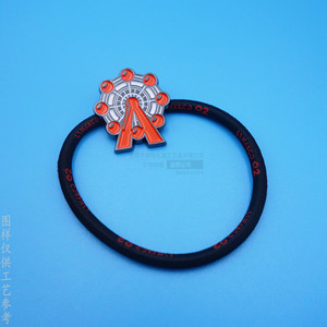 Serre-tête personnalisé en alliage motif patte de chat, couleur nickel noir, accessoire capillaire décontracté - Product Image 3