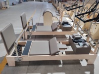 Torre de Pilates Comercial de Madera de Arce, Ajustable, Multifuncional, Ecológica y Duradera para Uso en Casa o Estudio