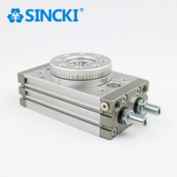SINCKI MSQB Silinder Meja Putar Solid 90 ° &180 °   Performa Stabil Rack Pinion