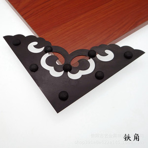Arte y arte antiguo: Protectores de esquina de hierro antiguo M-54 para puertas y ventanas, duraderos, nuevo estilo chino - Product Image 1