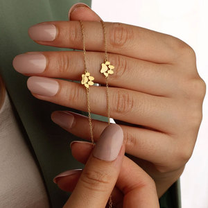 Mignon Paw Print Nom <span class=keywords><strong>Bracelet</strong></span> Pet Memorial Bijoux <span class=keywords><strong>Personnalisé</strong></span> Élégant <span class=keywords><strong>Chien</strong></span> <span class=keywords><strong>Patte</strong></span> Nom <span class=keywords><strong>Bracelet</strong></span> - Product Image 3