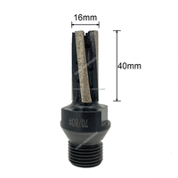 Meilleure qualité D10MM/D12MM/D16MM diamant tambour roue diamant Cnc routeur Bits diamant Cnc doigt Bits pour granit/marbre/Quartz