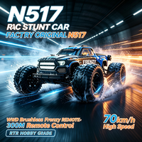 HOSHI N517 Frenzy Voiture RC tout-terrain 1/12 à l'échelle réelle, 4x4, moteur brushless, camion de course sur piste courte, jouet télécommandé