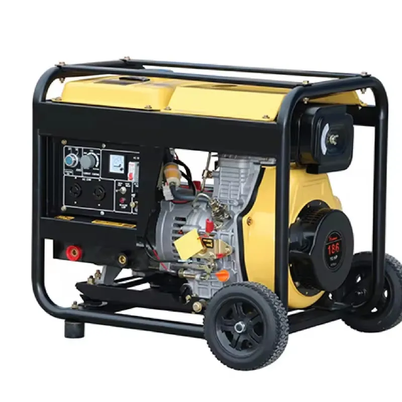 Diesel generator 220V household 60HZ single-phase 6/8/10kW three-phase generator electric