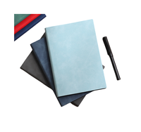 Cahier en cuir à couverture souple avec planificateur organisateur A5 personnalisable avec reliure à coutures en matériau PP