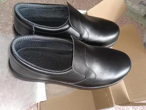 Scarpe di sicurezza Anti-blocco nere più vendute per chef calzature in punta di plastica stringate per panifici e fabbriche in inverno - Product Image 4