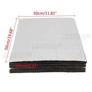5/10 piezas 50x30cm 10mm Aislante Acústico y Térmico de Aluminio para Coche, Alfombrilla Antiruido para Capó - Product Image 6