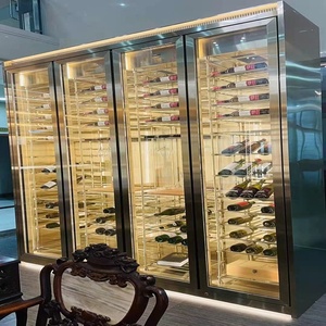 Custom Wooden Wholesale Refrigerated Storage Electric Cigar Humidor Cabinet