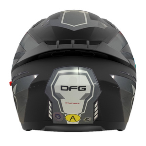 Casco <span class=keywords><strong>de</strong></span> Motocicleta Integral 3/4 con Certificación DOT, Doble Visera Solar, Cierre Rápido y <span class=keywords><strong>Lentes</strong></span> Dobles Antivaho - Product Image 2
