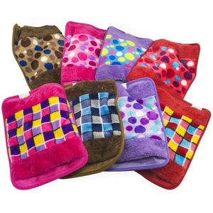 Bottiglia di acqua calda elettrica in PVC con tasche a mano cavo lungo scaldabagno per uso letto - Product Image 2
