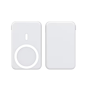 5000mAh 10000mAh mini từ ngân hàng điện không dây đầy màu sắc nam châm sạc không dây Powerbank Trắng ABS tùy chỉnh in logo - Product Image 5