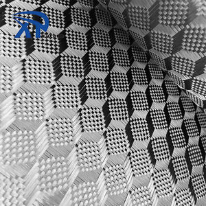 ジャカード特殊効果三次元炭素繊維生地240g、複合材補強用。 - Product Image 6