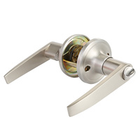 Serrures de porte intérieures en alliage de zinc certifiées américaines de haute qualité avec finition en laiton poli, 3 clés, serrures cylindriques - Vente flash