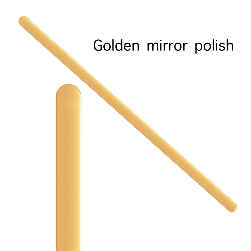 Miroir doré sans trou